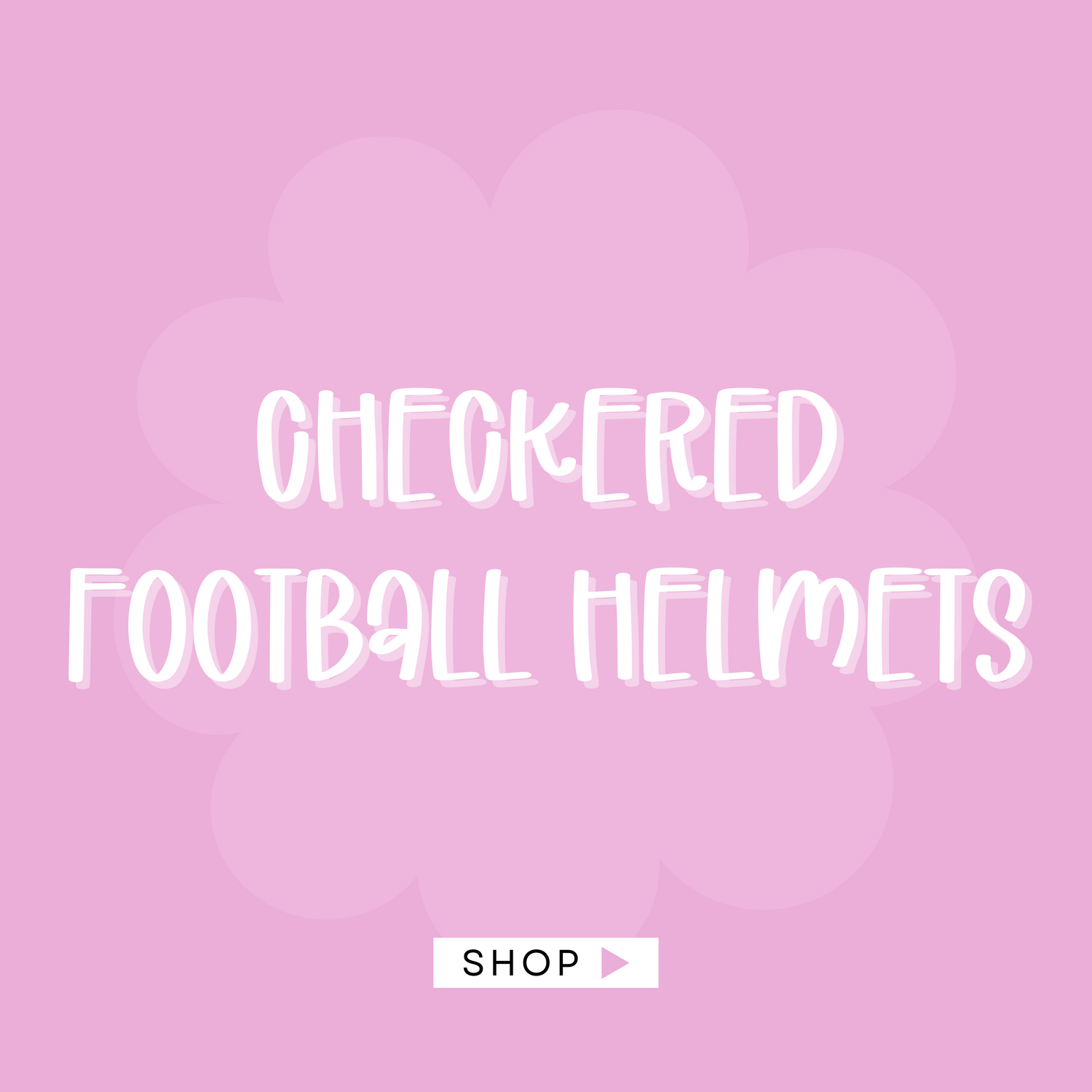 Checkered Football Helmets