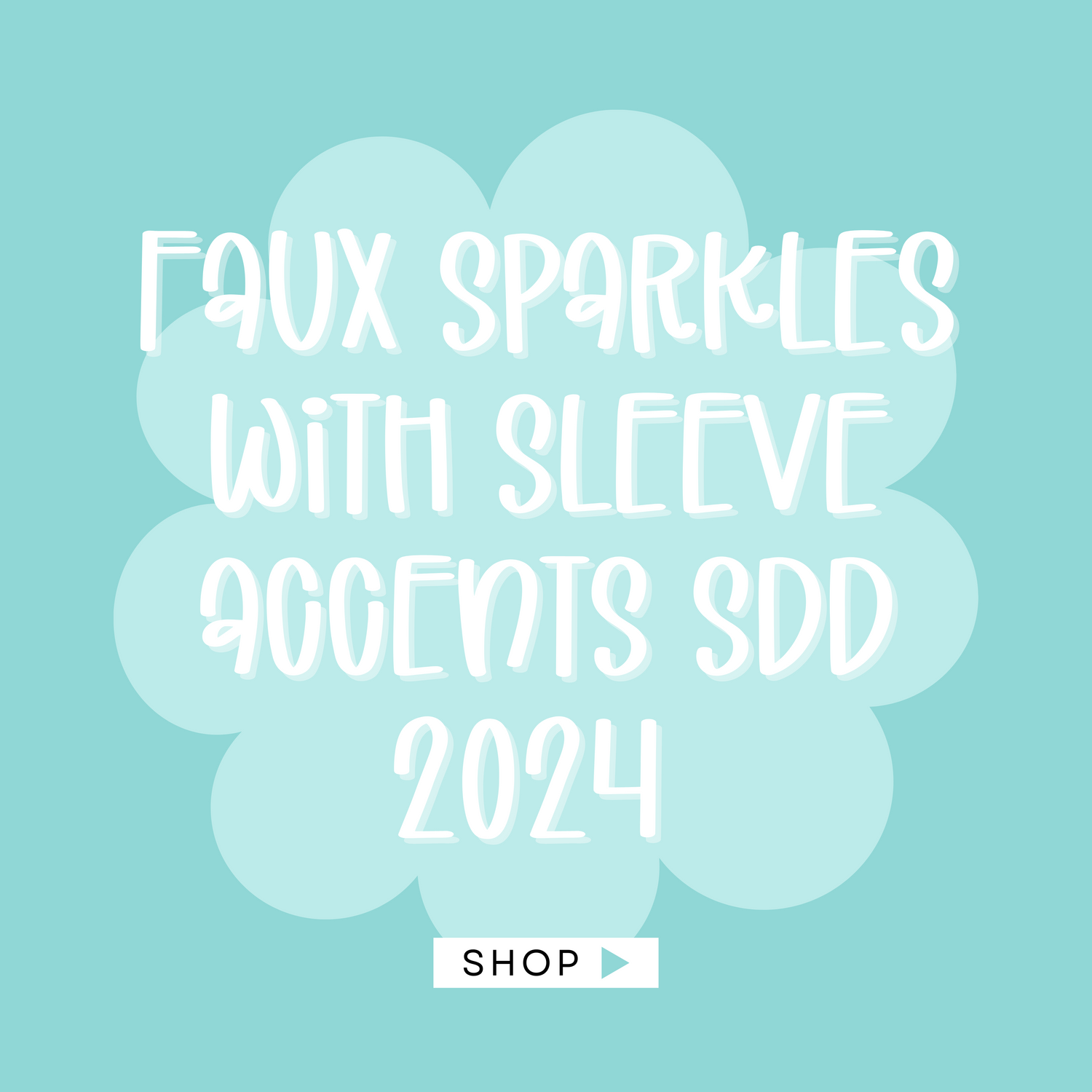 Faux Sparkles with Stars Sleeve Accents SDD 2024