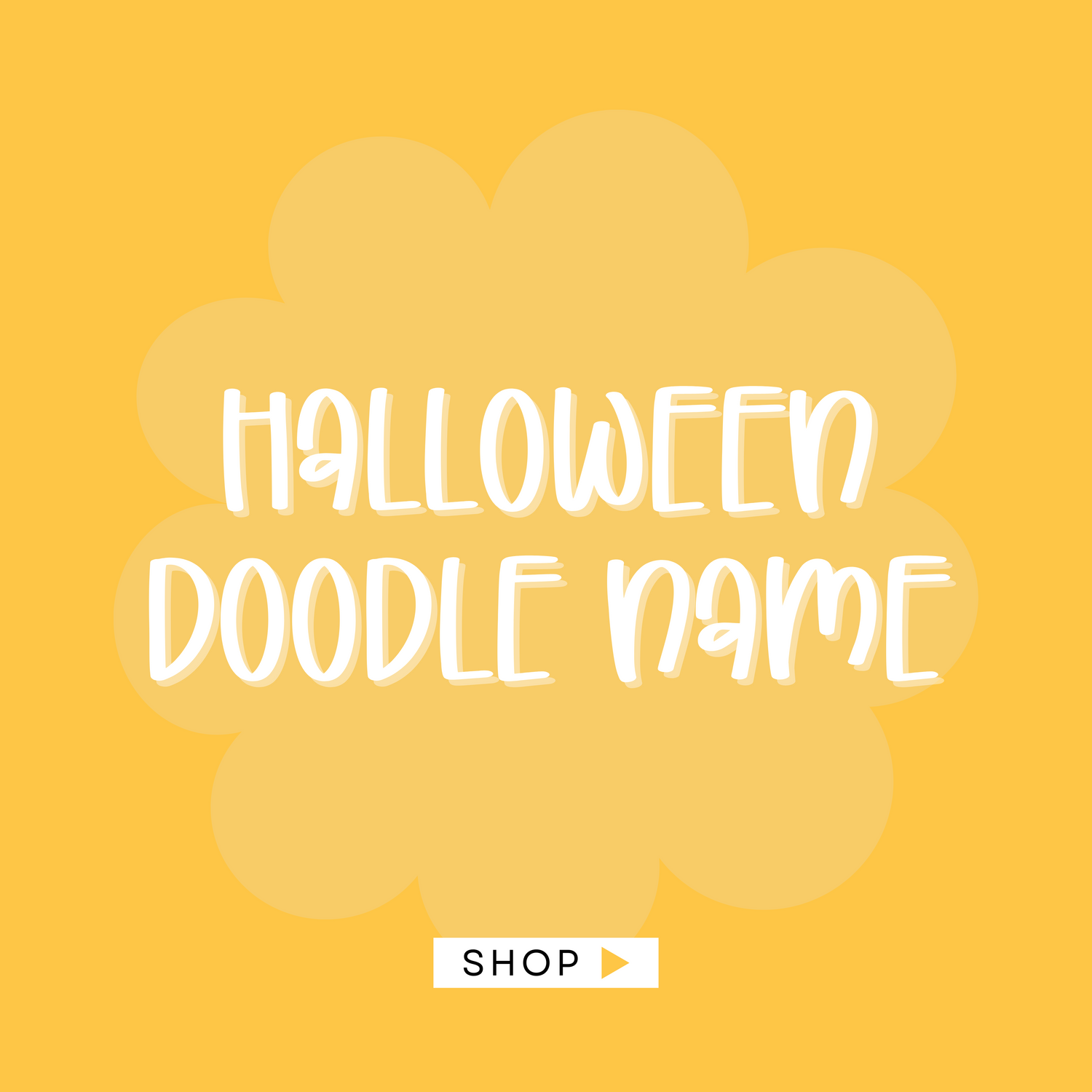 Halloween Doodle Name