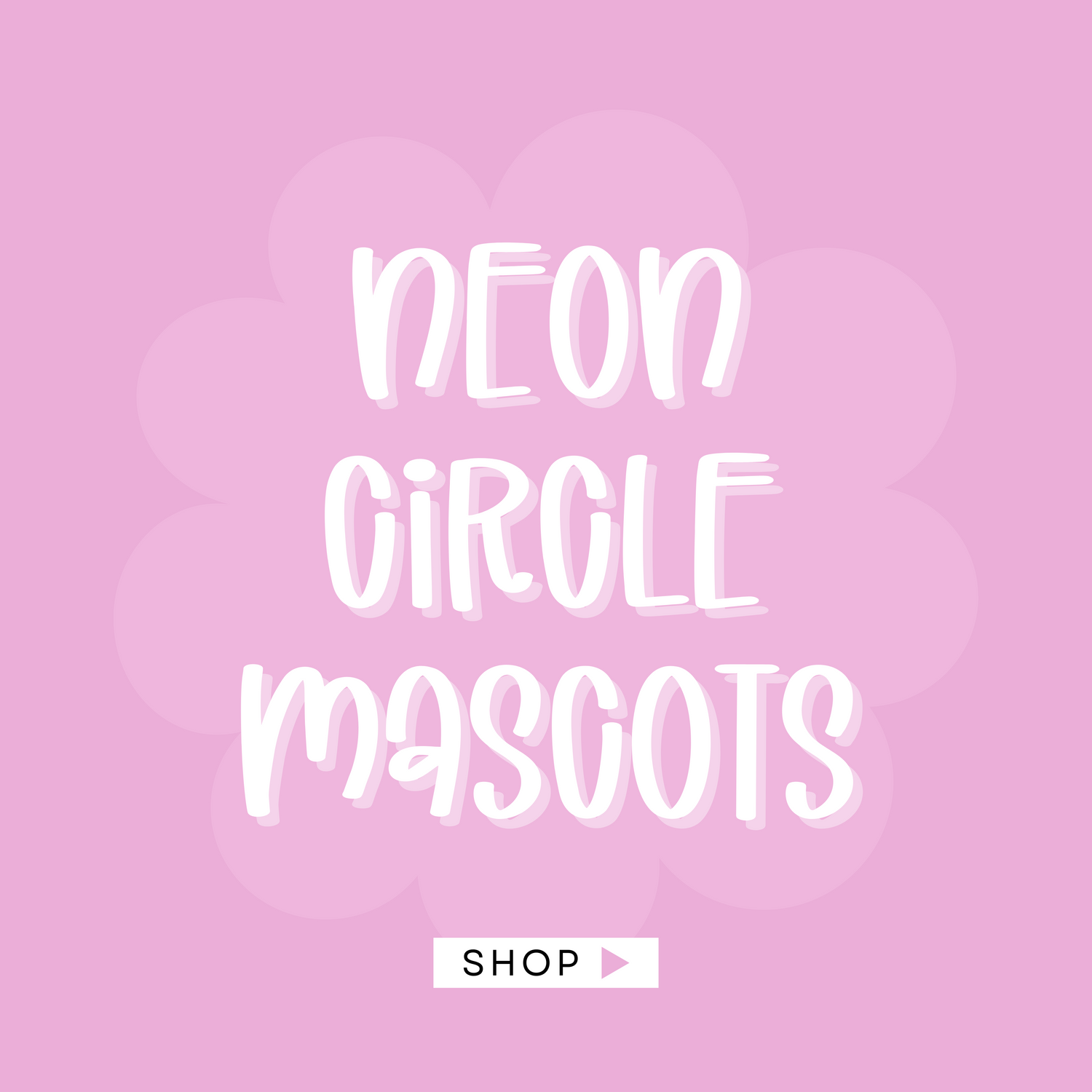 Neon Circle Mascot