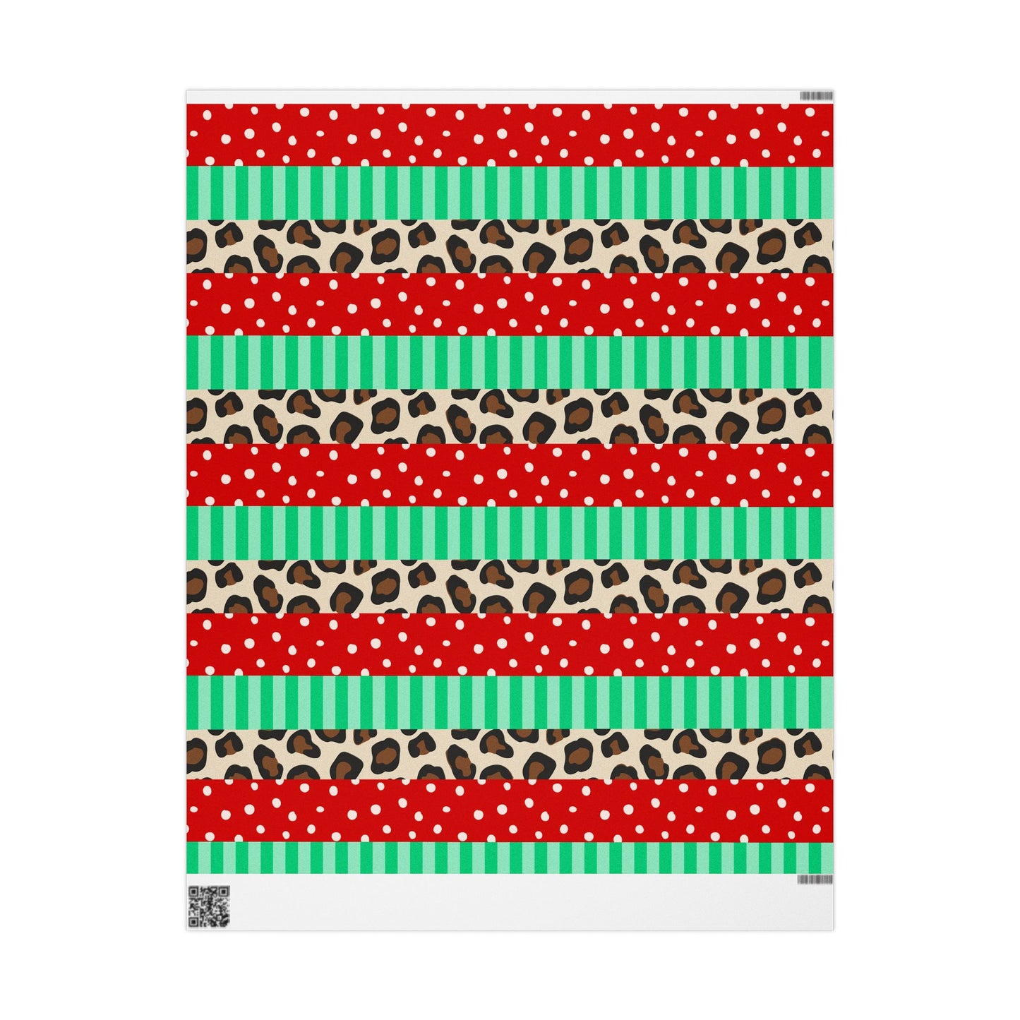 Christmas Stripe Leopard