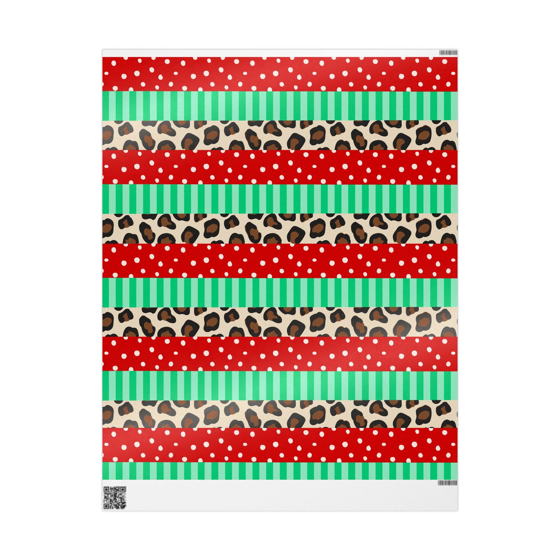 Christmas Stripe Leopard