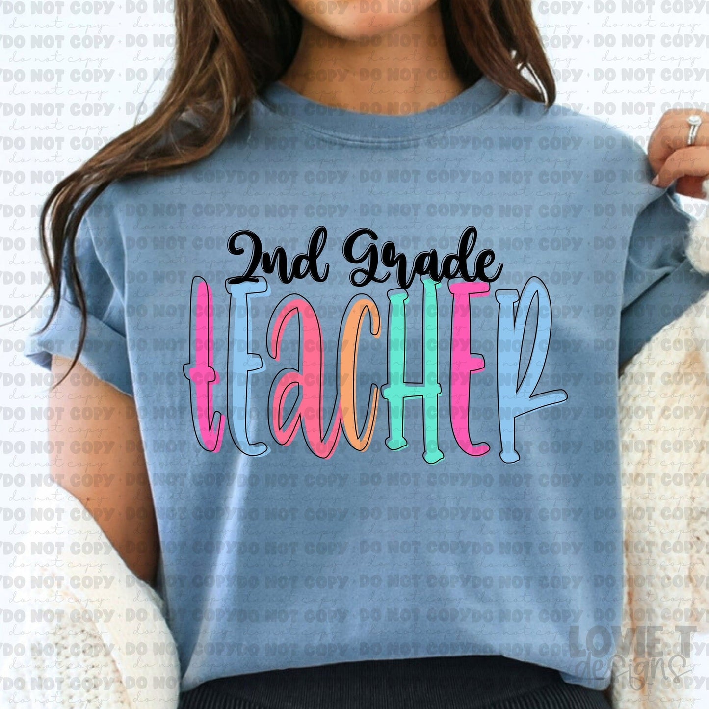 2ND Grade Teacher TGG-Lovie T Designs