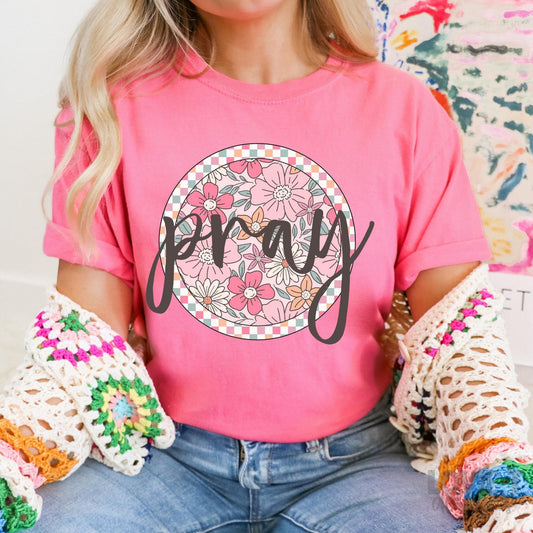 Pray Checkered Floral in Summery Colors