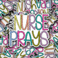 This Nurse Prays - Die Cut Stickers