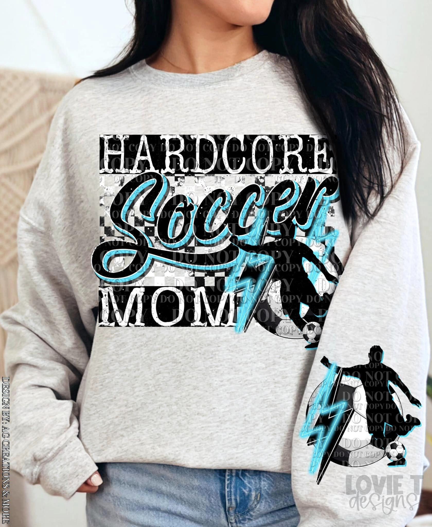 Hardcore Soccer Mom Blue
