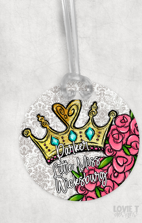 Pageant Bag Tag
