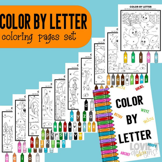 Color By Letter Booklet