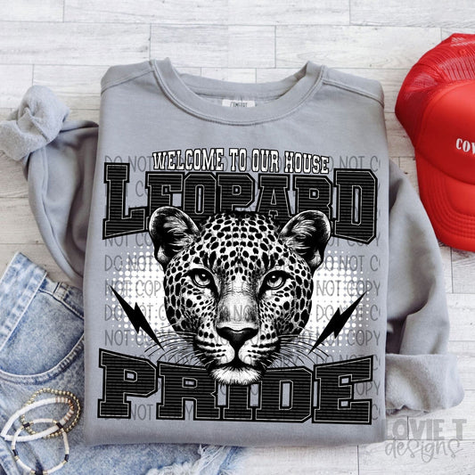 Welcome To Our House Leopard Pride