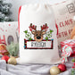 Girl Reindeer Trio Santa Sack