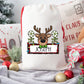 Boy Reindeer Trio Santa Sack