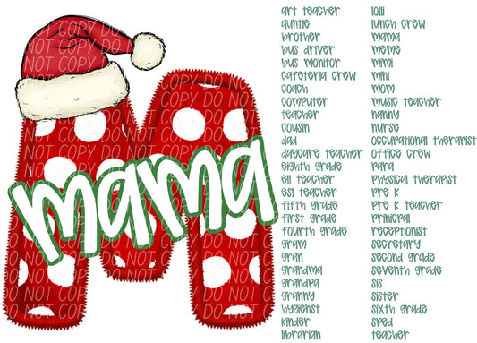 Santa Names and Careers