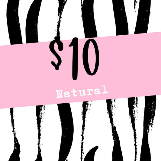 Print On Demand $10 Natural Tee