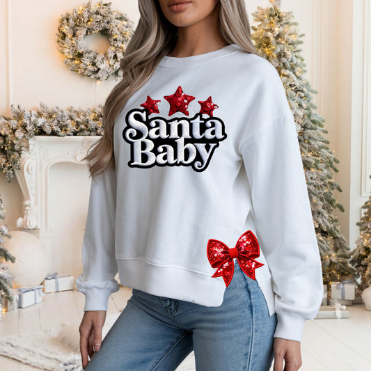 Santa Baby & Matching Bows