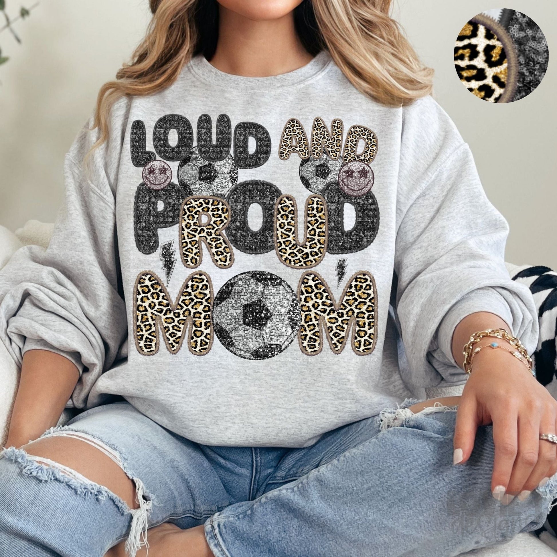 Loud and Proud Faux Sequin + Faux Embroidery
