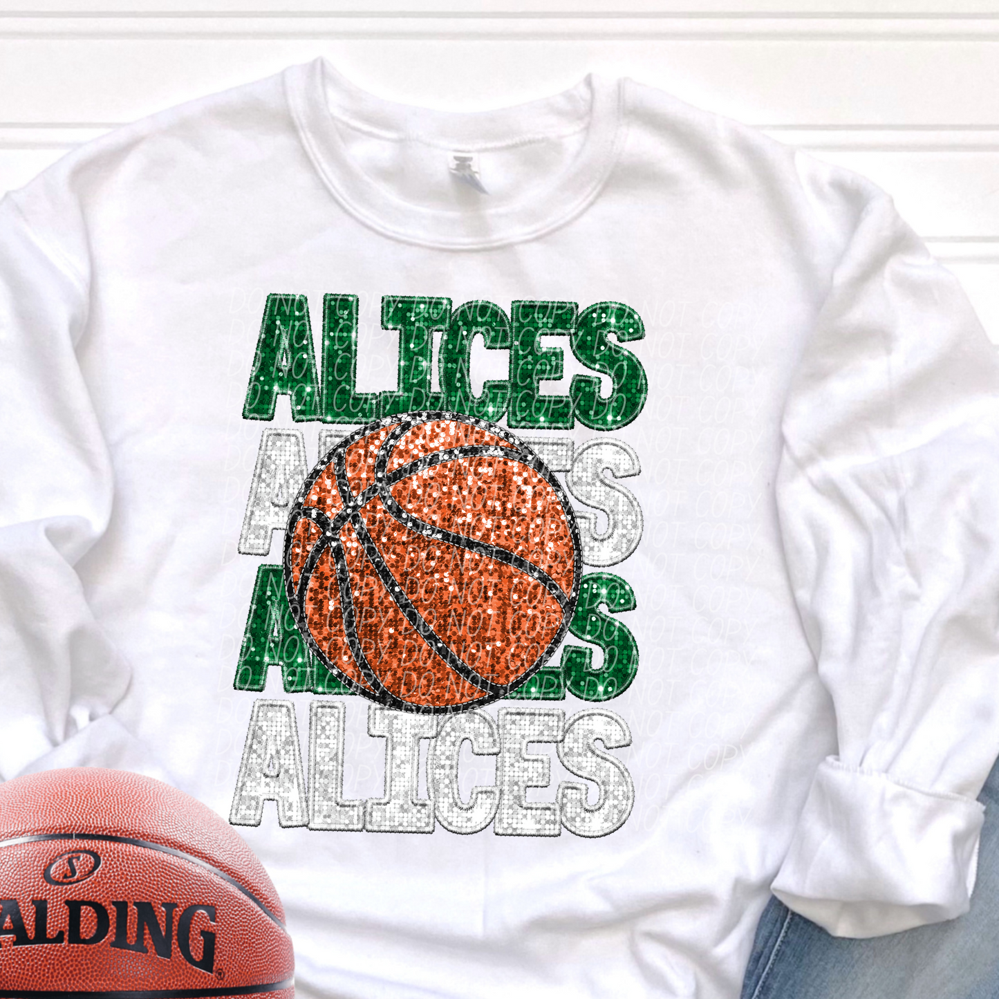 Alices Green White