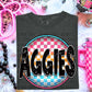 Aggies Neon Circle Mascots-Lovie T Designs