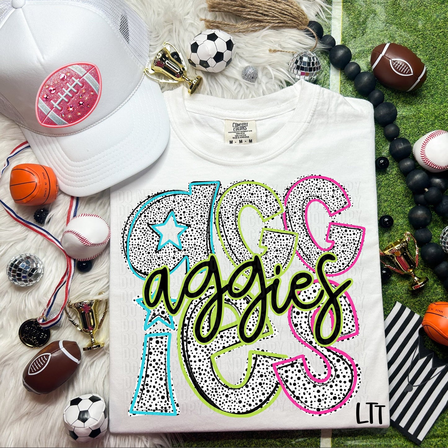 Aggies Star Dalmatian Mascots-Lovie T Designs