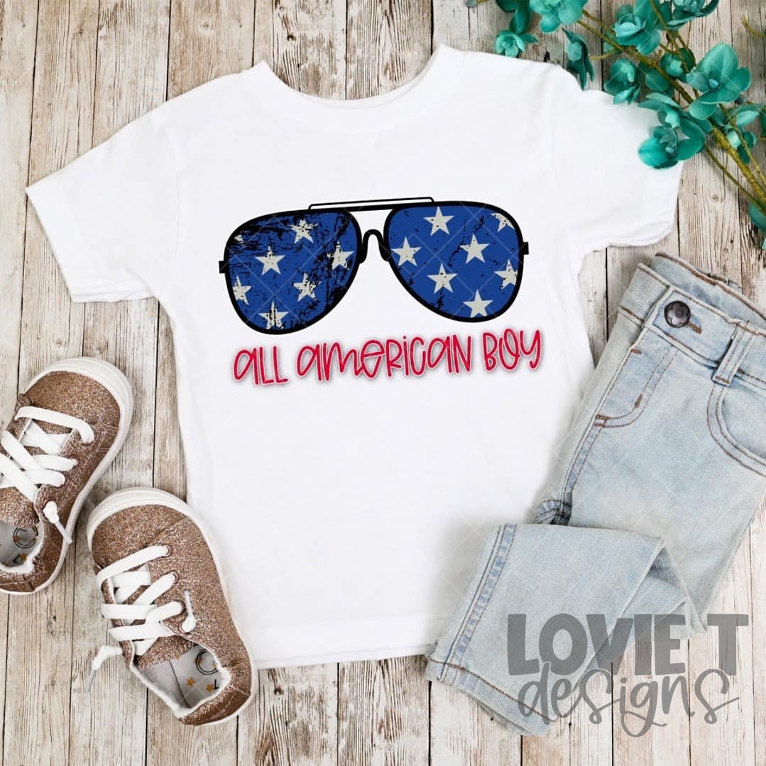 All American Boy-Lovie T Designs