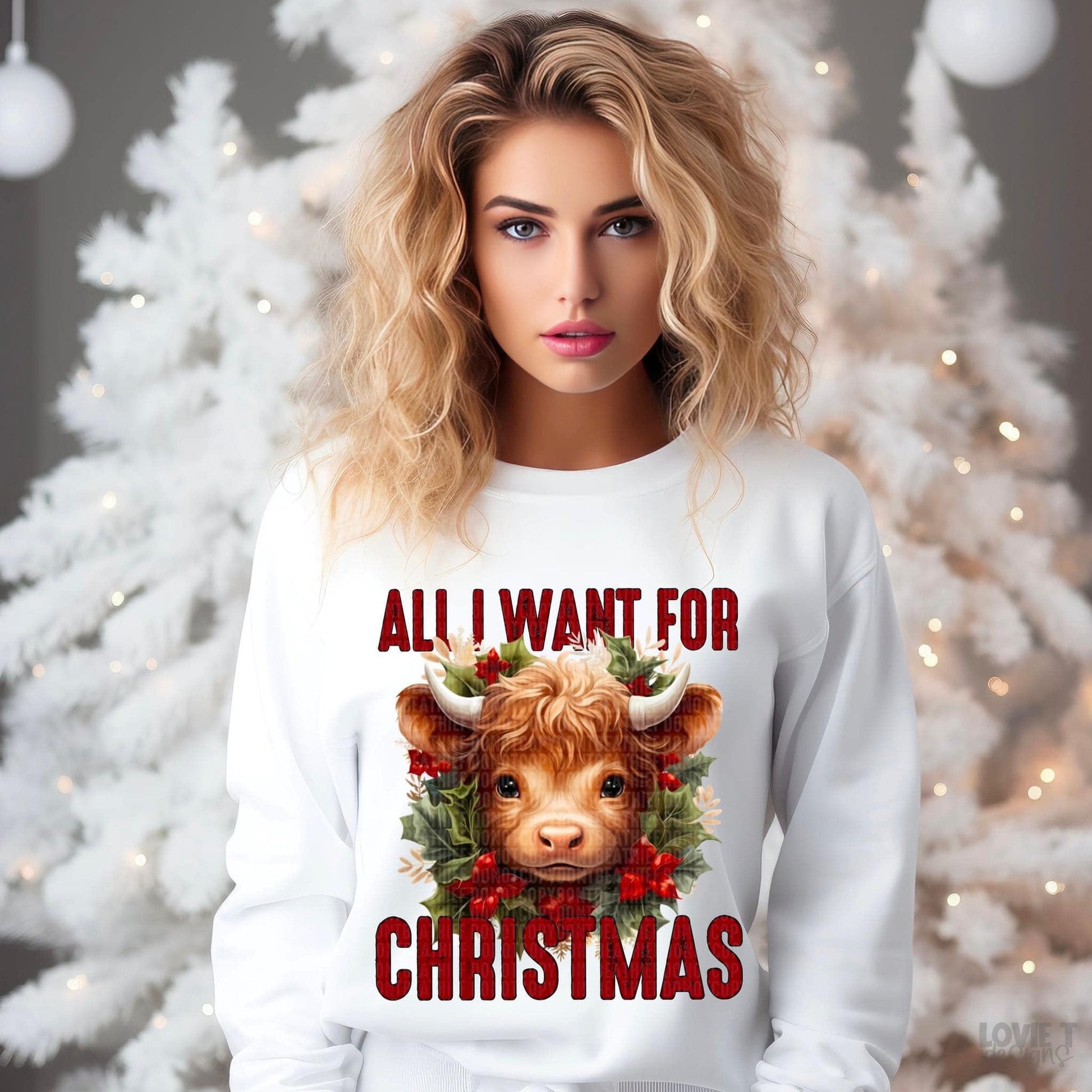 All I Want For Christmas-Lovie T Designs