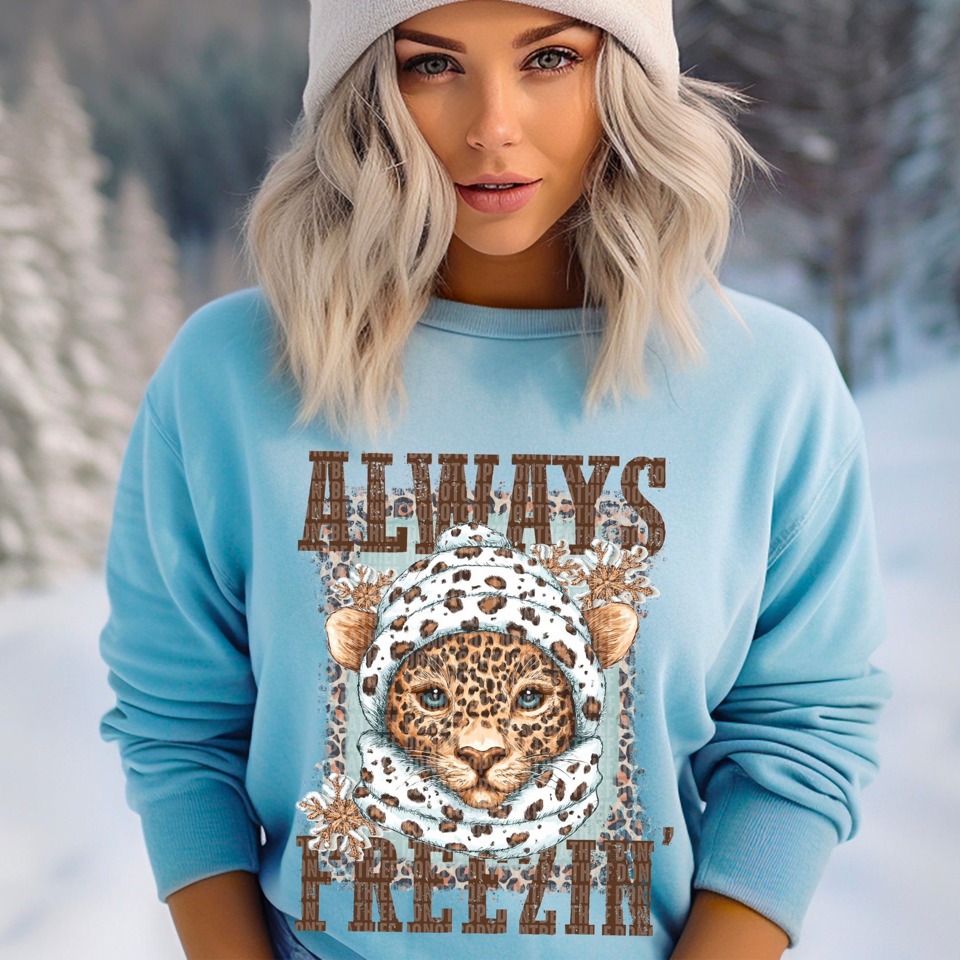 Always Freezin-[DTF Transfer]-Lovie T Designs