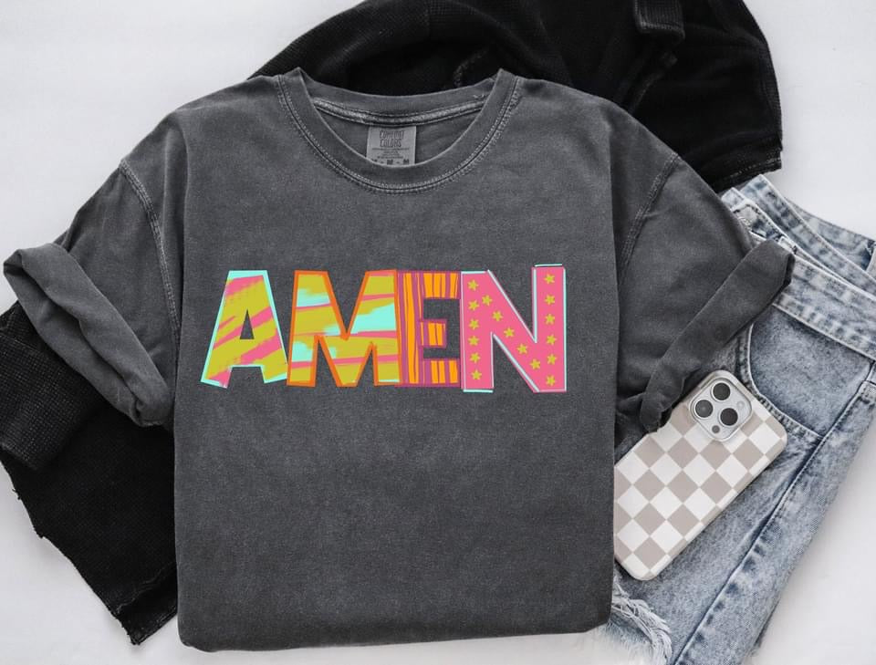 Amen - Faith Words-Lovie T Designs