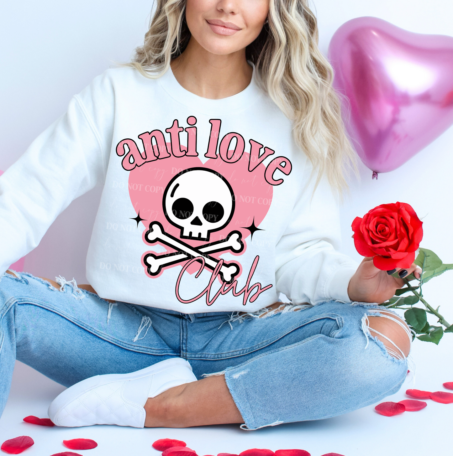 Anti Love Club-[DTF Transfer]-Lovie T Designs