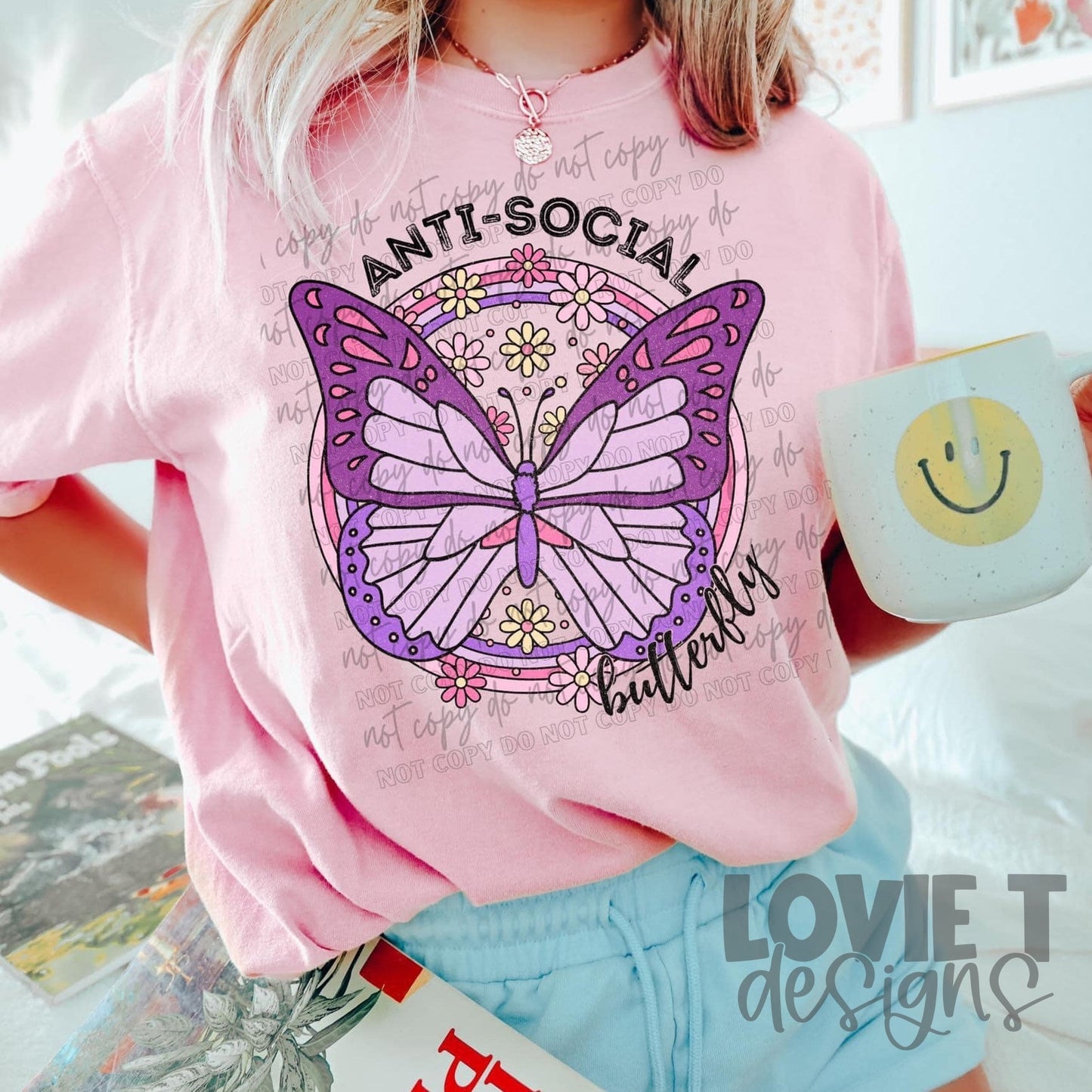 Antisocial Butterfly Purple Tones