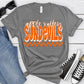 Apple Valley Sundevils Orange White-Lovie T Designs