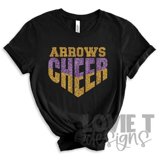 Arrows Cheer - Custom Glitter
