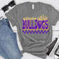 Ascension Catholic Bulldogs Yellow Purple Grunge-Lovie T Designs