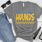 Auburndale Hounds Blue Gold Grunge-Lovie T Designs