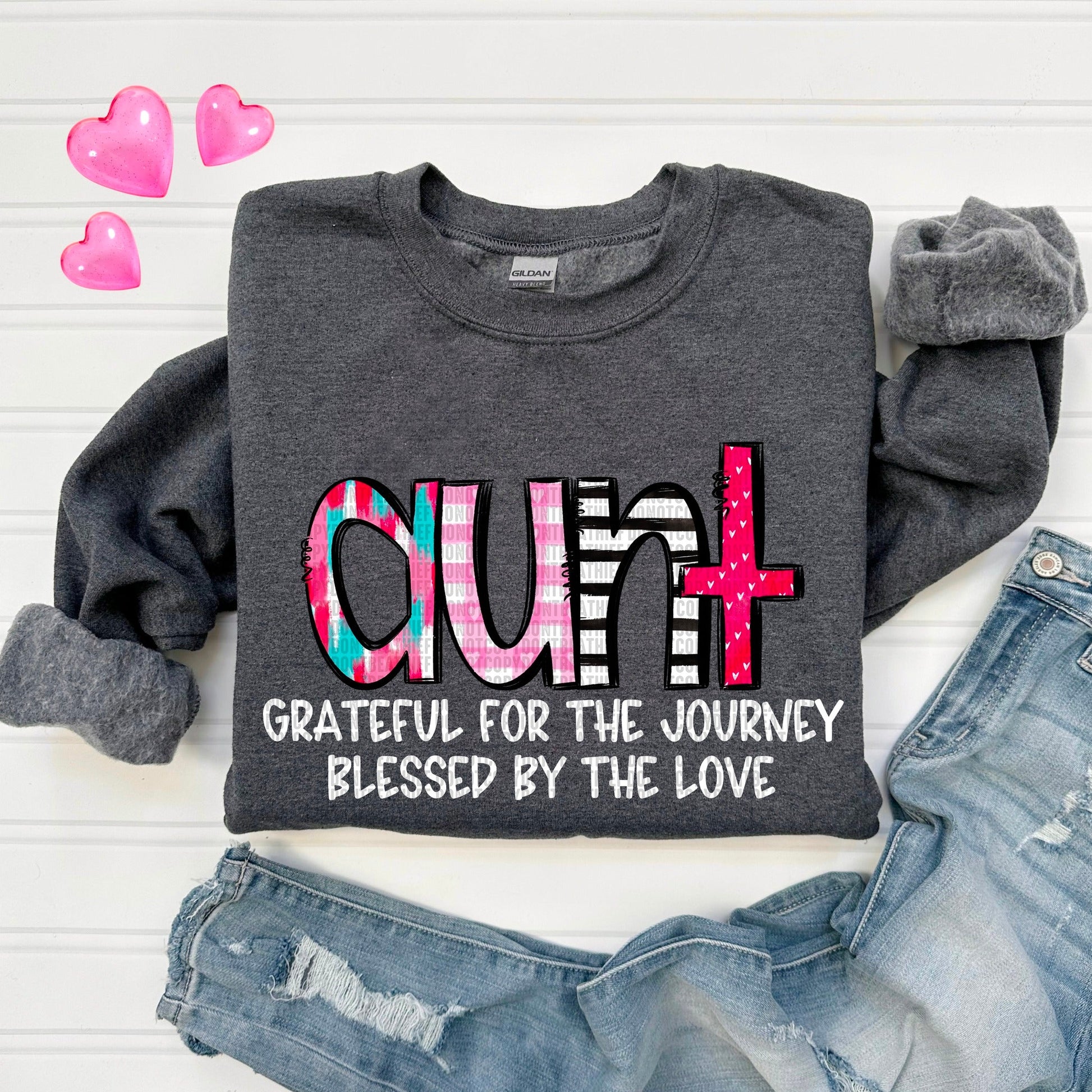 Aunt Blessed by the Love-[DTF Transfer]-Lovie T Designs