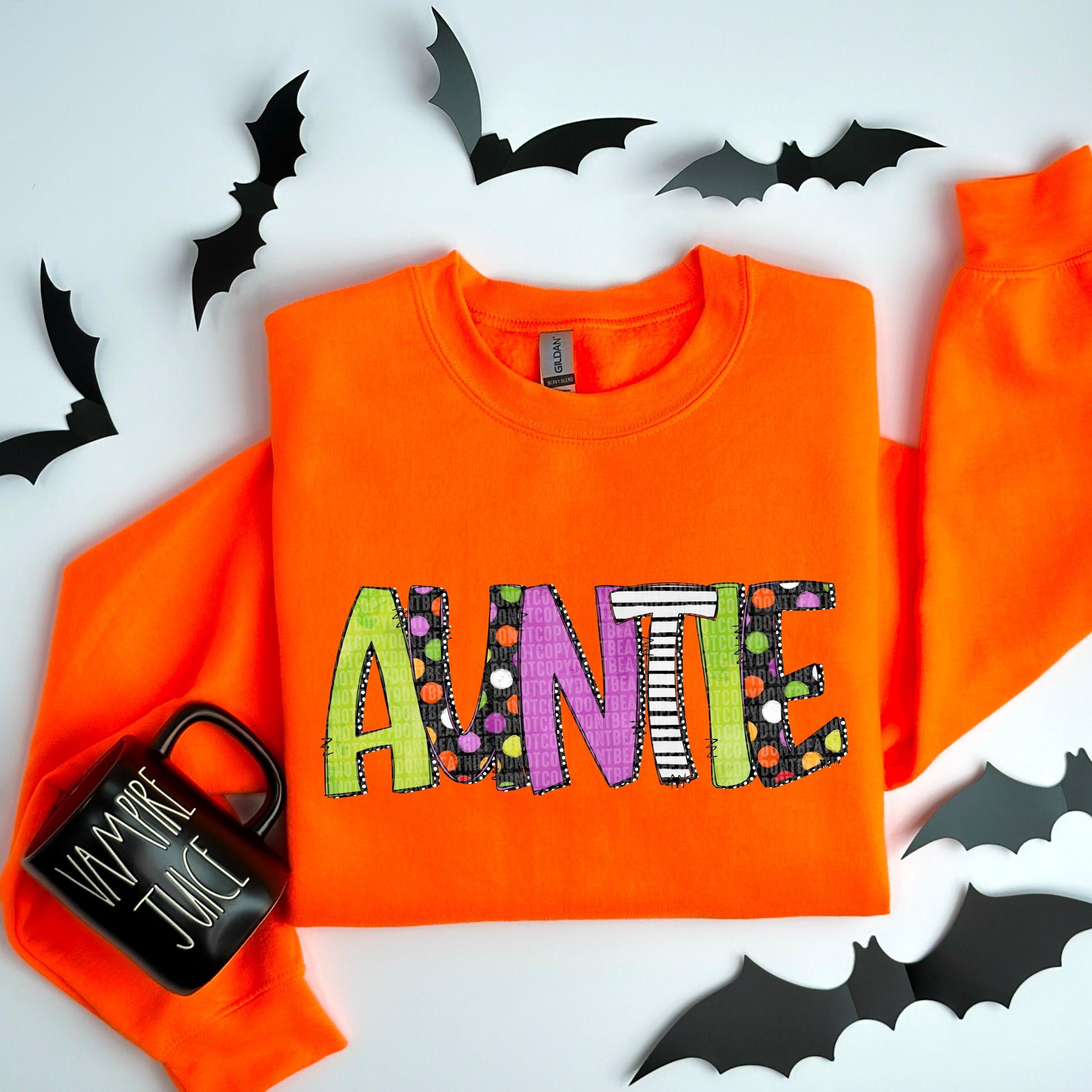 Auntie Halloween Name-Lovie T Designs