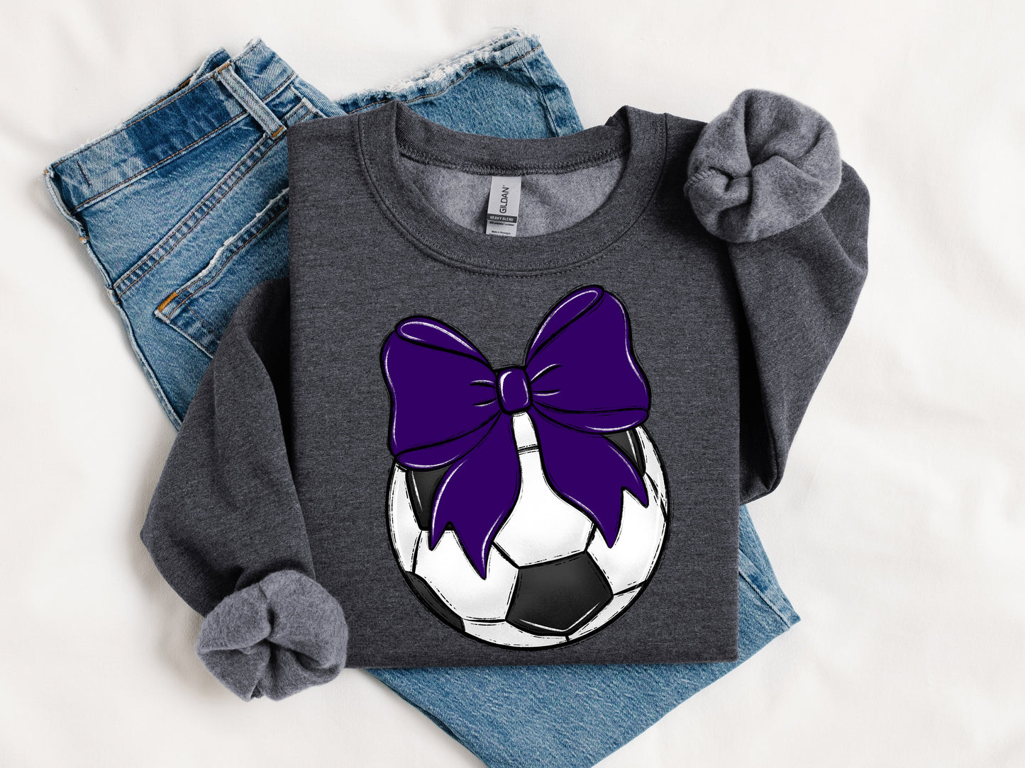 Balls and Bows 162 Options! We even have the option to add your school initials!-[DTF Transfer]-Lovie T Designs