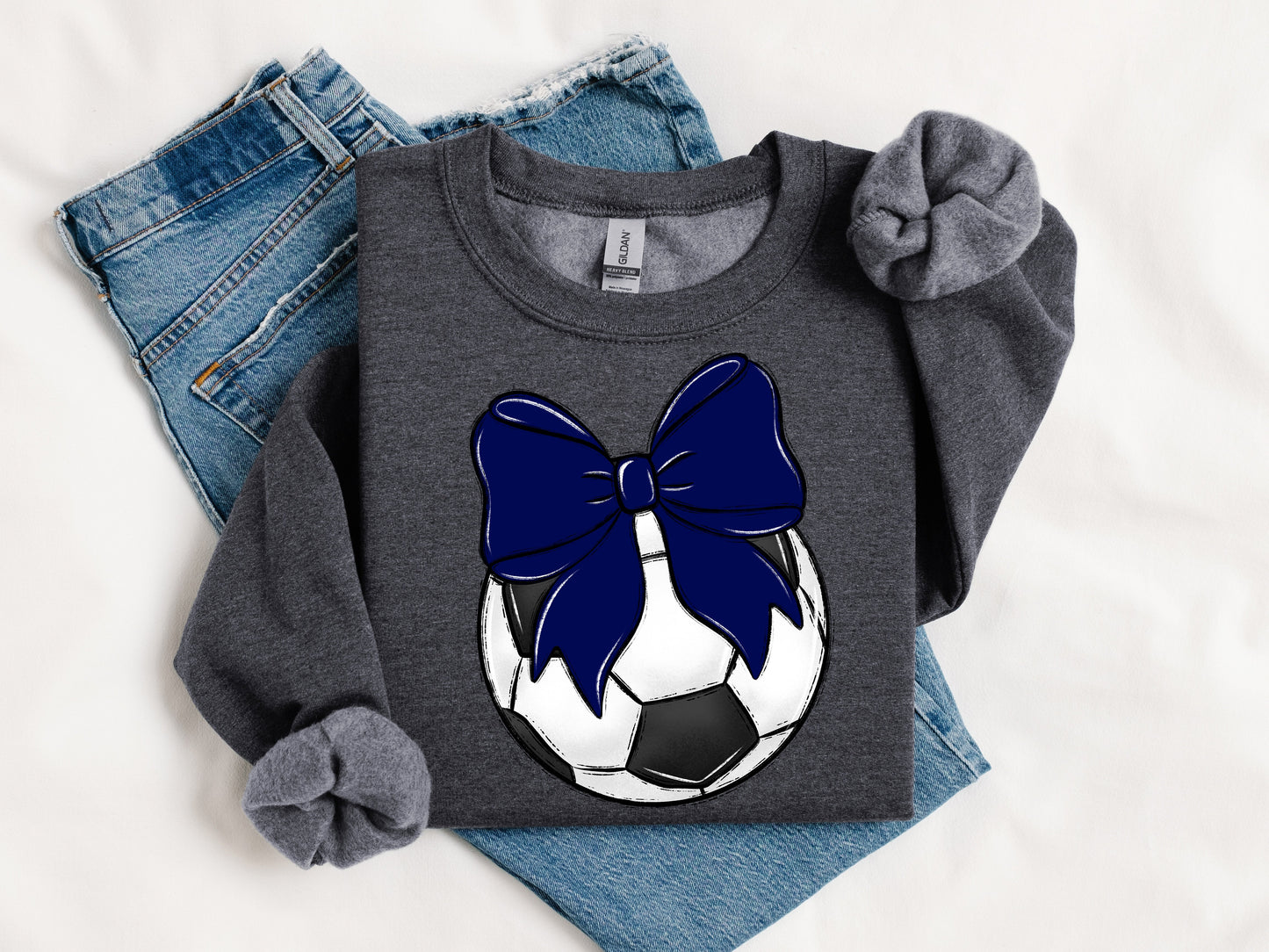 Balls and Bows 162 Options! We even have the option to add your school initials!-[DTF Transfer]-Lovie T Designs