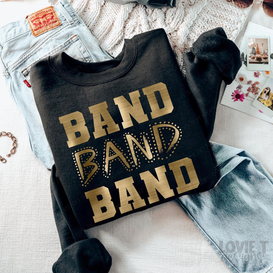 Band Faux Gold Foil-Lovie T Designs