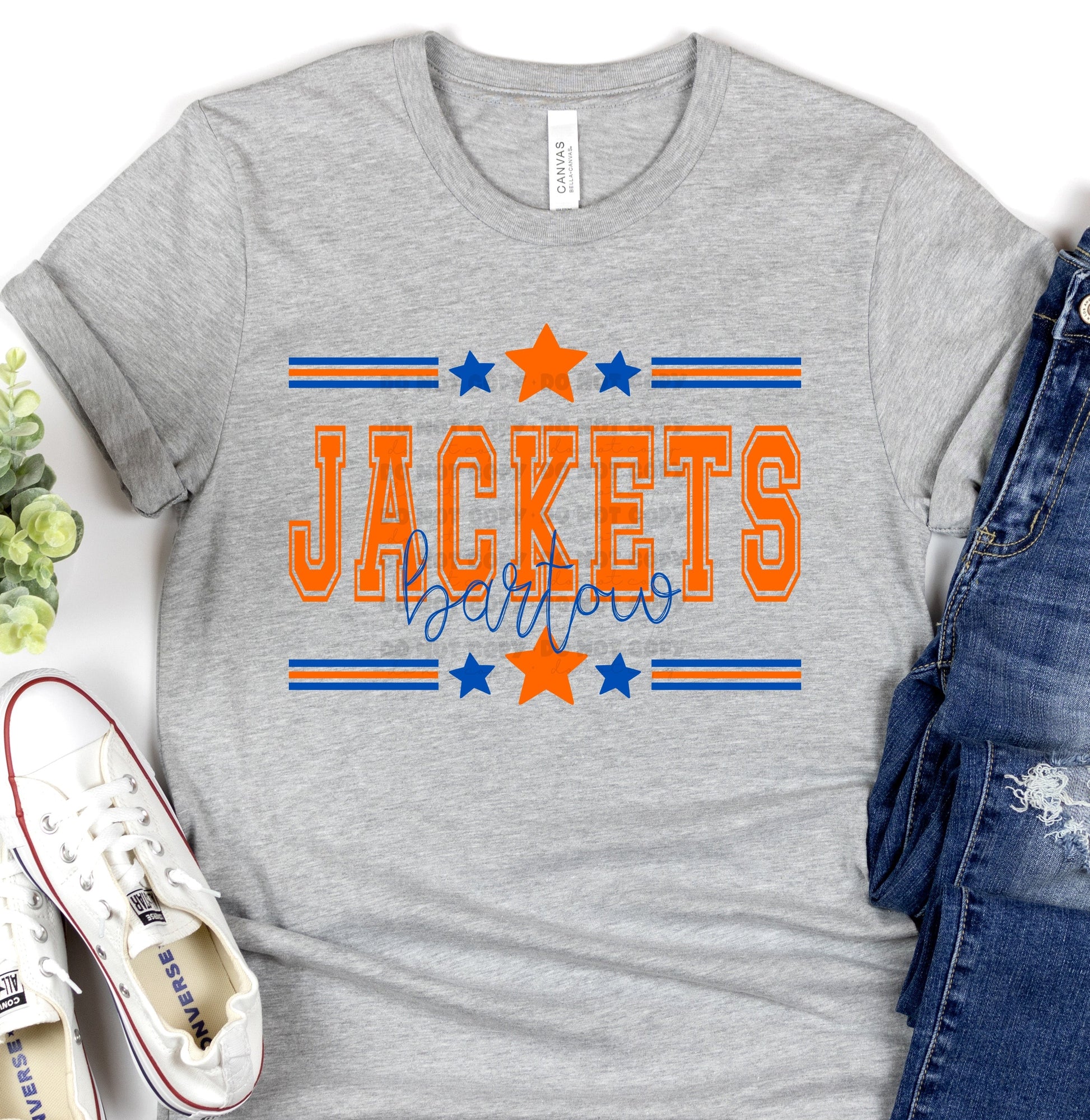 Bartow Jackets Orange Royal All Stars-Lovie T Designs