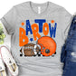 Bartow Orange and Royal Checkered FB-Lovie T Designs