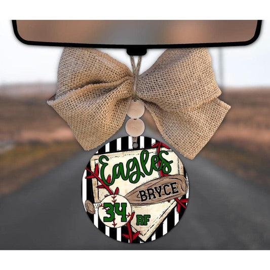 Baseball Bag Tag-Lovie T Designs