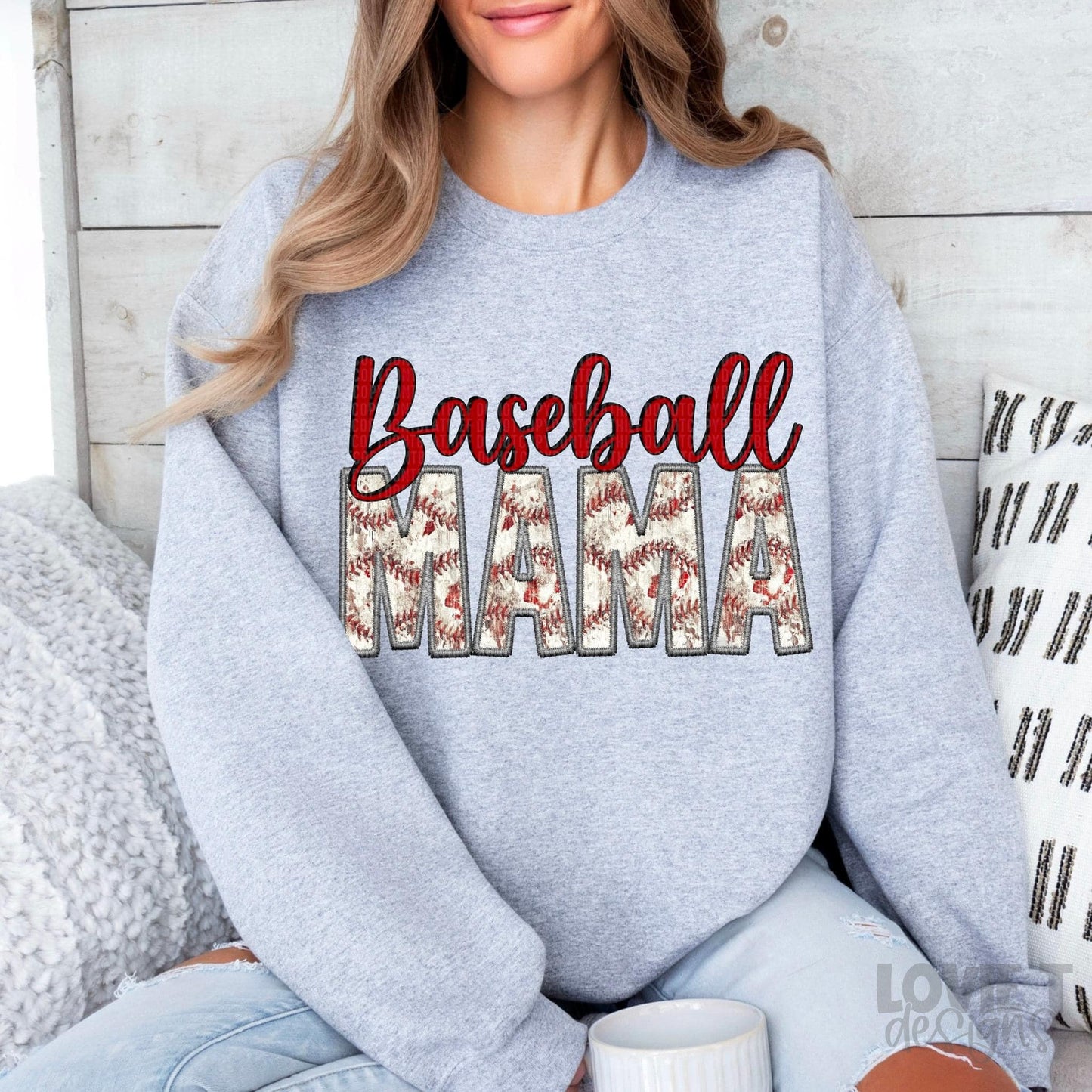 Baseball Mama-Lovie T Designs