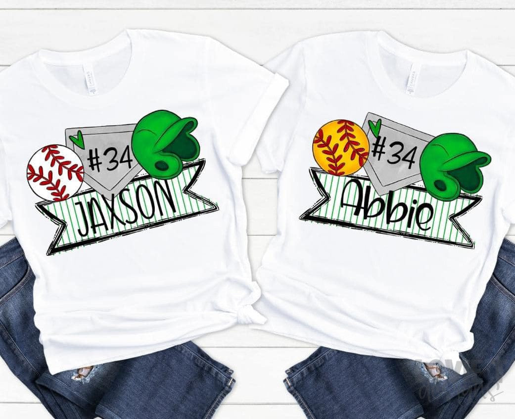 Baseball and Softball Trios-Lovie T Designs