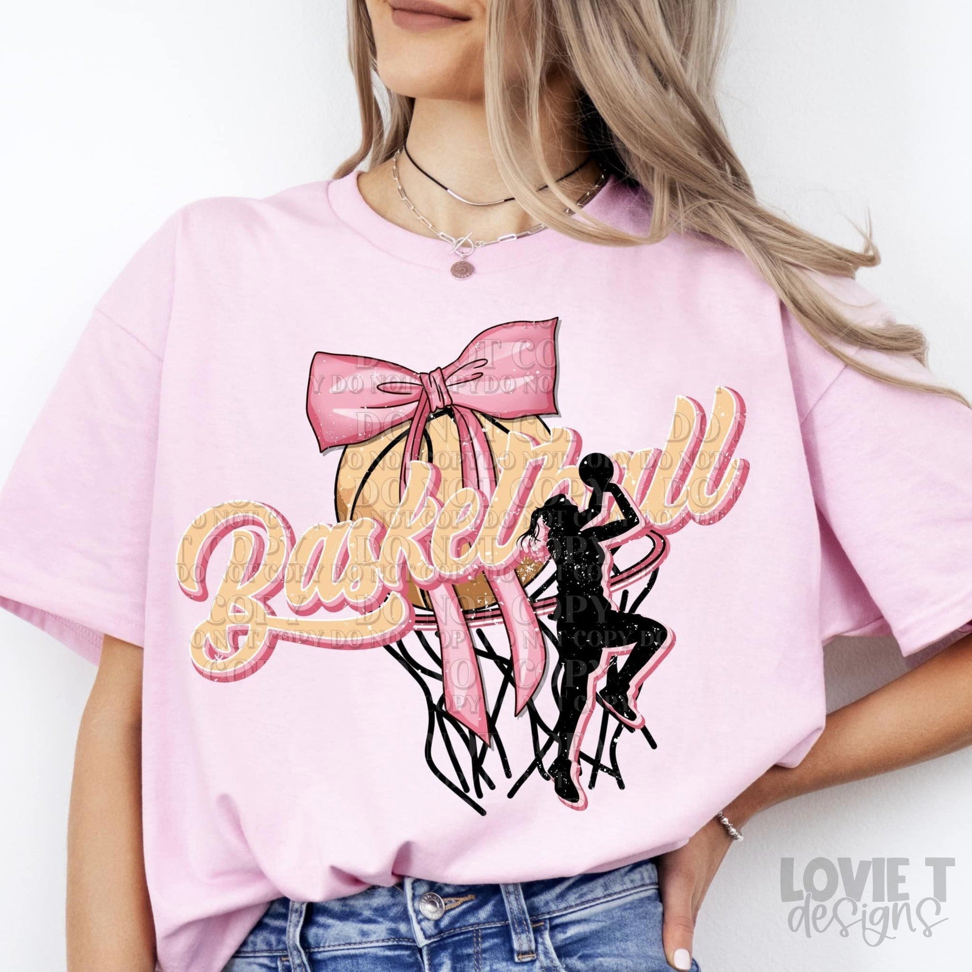 Basketball Coquette-Lovie T Designs