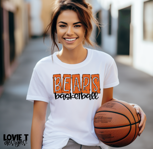 Basketball Doodle Custom-[DTF Transfer]-Lovie T Designs