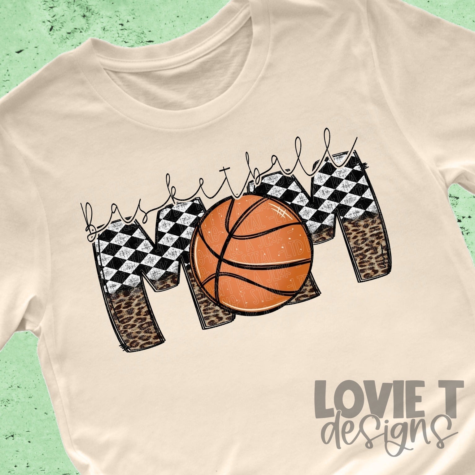 Basketball Mom-Lovie T Designs