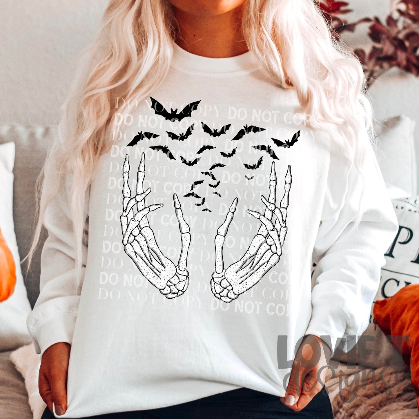 Bats Skellie Hands-Lovie T Designs