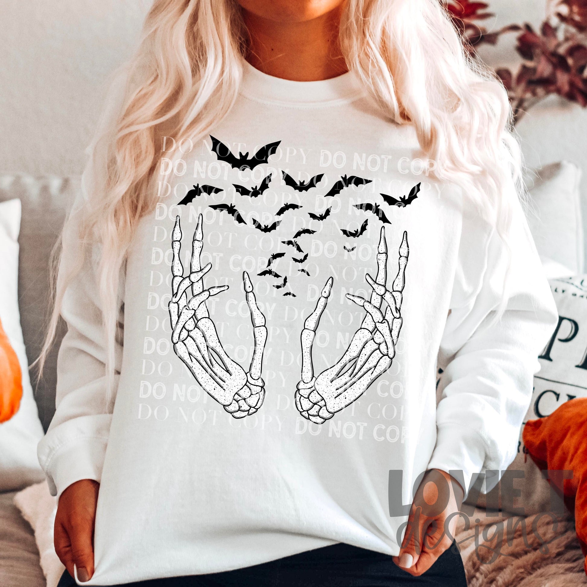 Bats Skellie Hands-Lovie T Designs