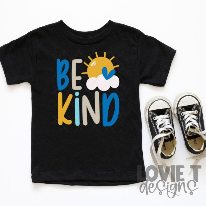 Be Kind Sun Boy-Lovie T Designs