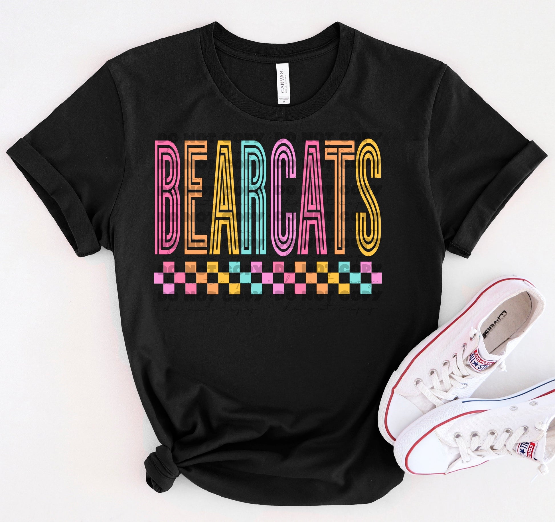 Bearcats Colorful Line Mascot-Lovie T Designs