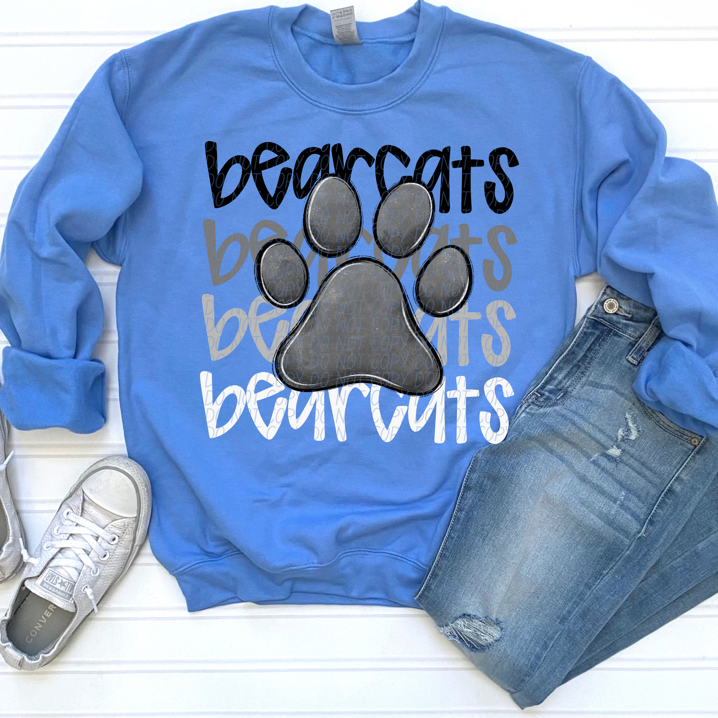 Bearcats Monochromatic Mascots-Lovie T Designs